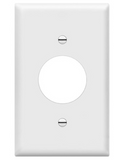 Enerlites 8851-W Single Receptacle One-Gang Wall Plate, White