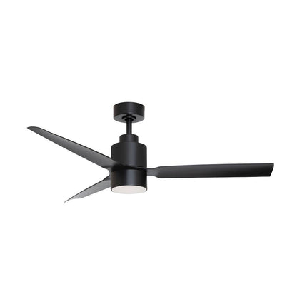 Maxim Lighting 88708BKWN Falcon 52 Inch Black with Walnut Ceiling Fan with Light Kit