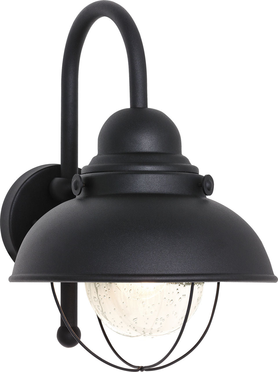 Generation Lighting 8871EN3-12 Sebring 1 Light 11 inch Black Outdoor Wall Light