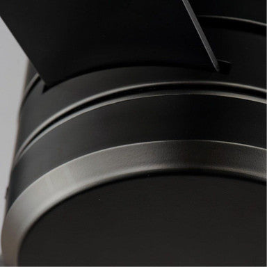 Maxim Lighting 88805BK Tanker Black Ceiling Fan Motor Housing Close-Up