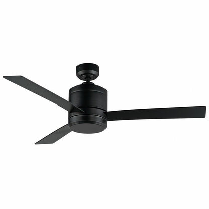 Maxim Lighting 88805BK Tanker 52 Inch Black 3 Blade Ceiling Fan