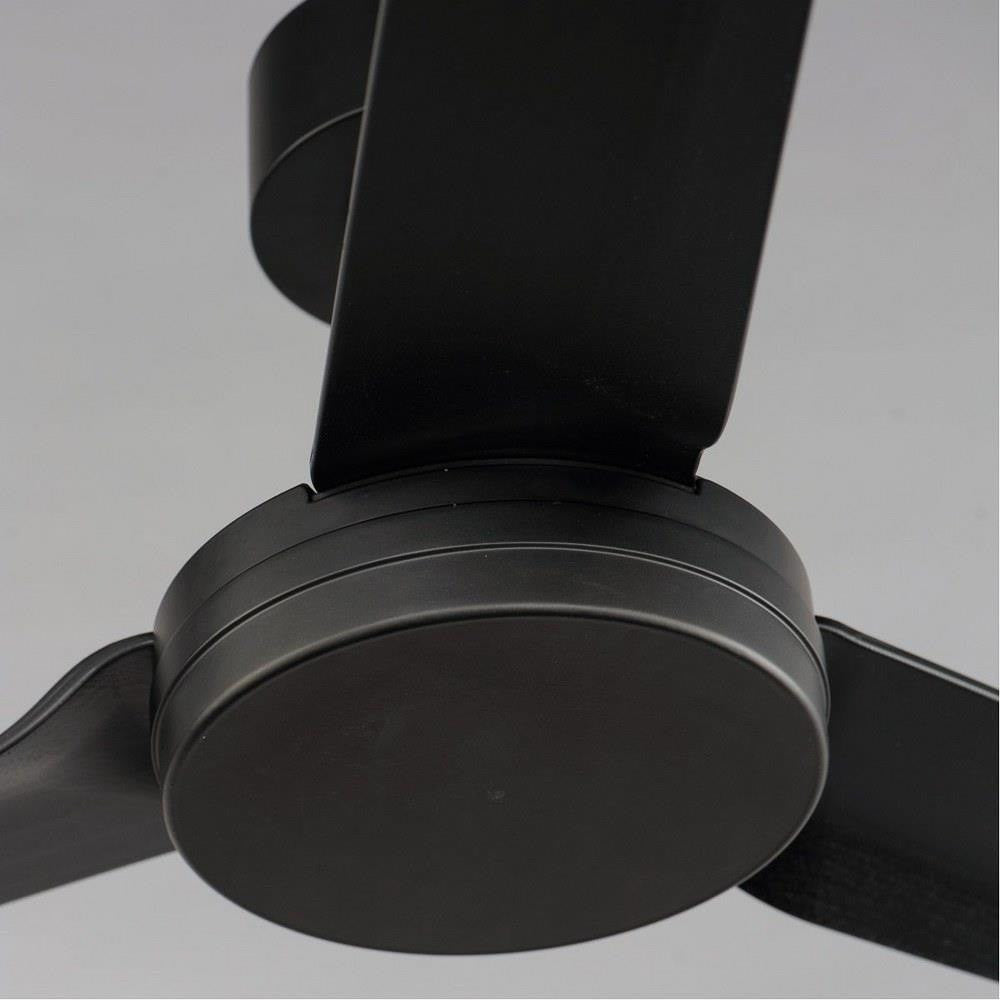 Maxim Lighting 88807BK Ultra Slim 52 Inch Black Ceiling Fan Motor Close-Up