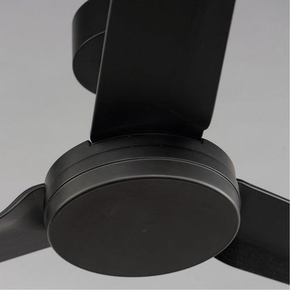 Maxim Lighting 88807MW Ultra Slim Matte White Ceiling Fan - Close-Up of Motor Hub