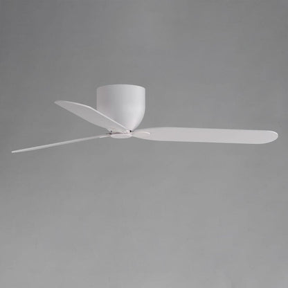 Maxim Lighting 88808MW Lowell 3 Blade 52 Inch Matte White Hugger Ceiling Fan - Angle View