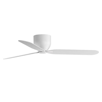 Maxim Lighting 88808MW Lowell 3 Blade 52 Inch Matte White Hugger Ceiling Fan - Front View