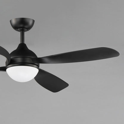 Maxim Lighting 88811WT Bola 52 Inch Matte White Ceiling Fan with Light Kit Close-Up Detail