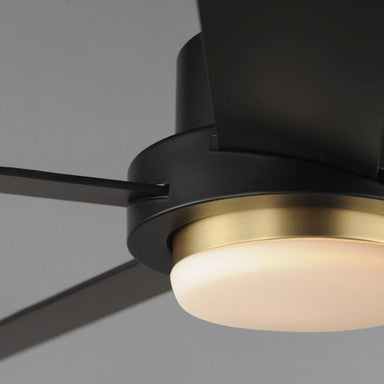 Maxim Lighting 88826BKGLD Daisy Ceiling Fan - LED Dome Light Kit Detail