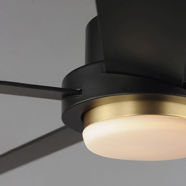 Maxim Lighting 88826SN Daisy Ceiling Fan LED Dome Shade Detail View