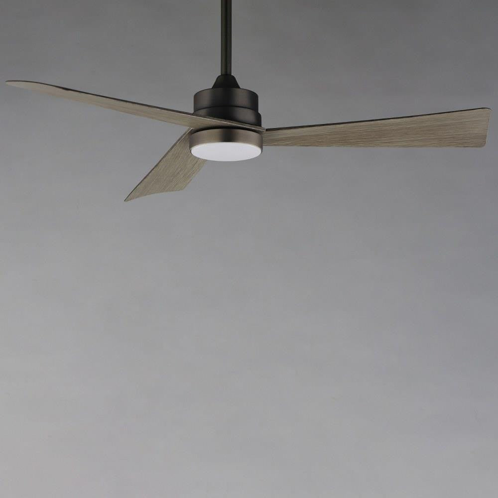 Maxim Lighting 88839WTDSN Vortex Ceiling Fan - Angled View with Light Kit