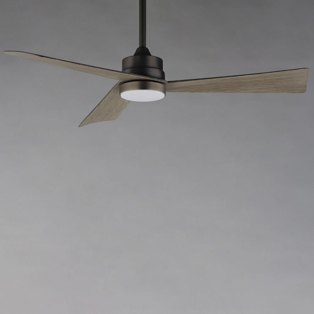 Maxim Lighting 88839WTNAB Vortex Ceiling Fan with Light Kit - Side View