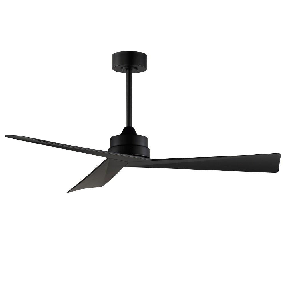 Maxim Lighting 88846BK Vortex 3 Blade 52 Inch Matte Black Outdoor Ceiling Fan