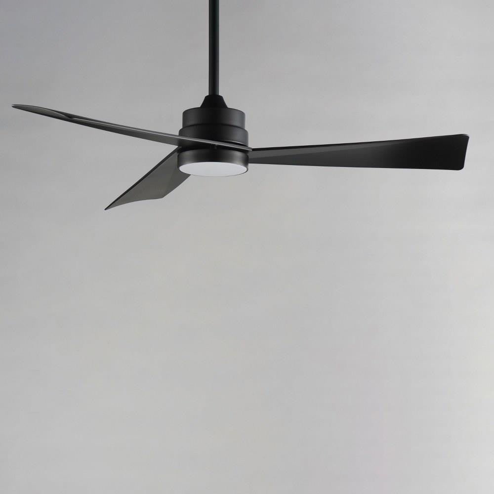 Maxim Lighting 88847WTCHL Vortex 3 Blade 52 Inch Charcoal Outdoor Ceiling Fan with Light Kit - Lifestyle View