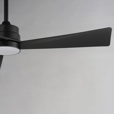 Maxim Lighting 88847WTBK Vortex 3 Blade 52 Inch Black Outdoor Ceiling Fan - Blade Detail View