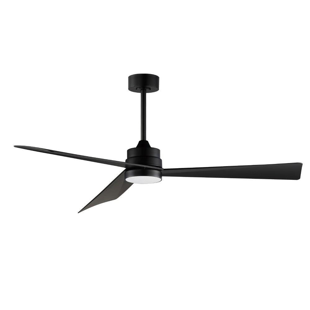 Maxim Lighting 88849WTCHL Vortex 3 Blade 60 inch Charcoal with Driftwood Outdoor Ceiling Fan with LED Light Kit
