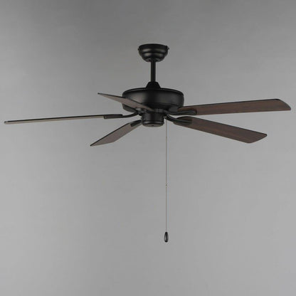 Maxim Lighting 88935BK Super Max 5 Blade 52 Inch Black Ceiling Fan Angle View