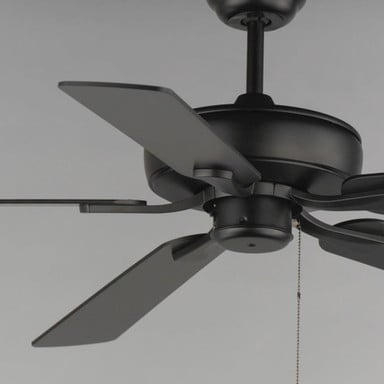Maxim Lighting 88935BK Super Max 5 Blade 52 Inch Black Ceiling Fan Motor Detail