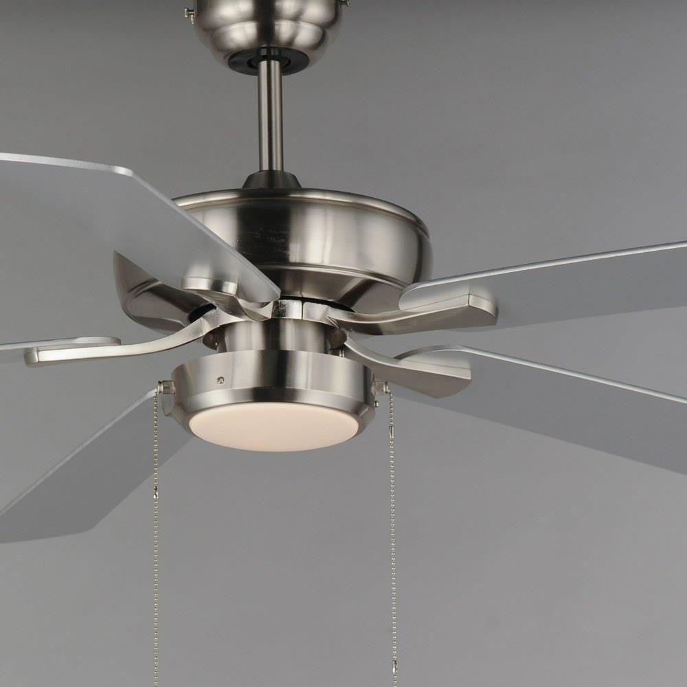 Maxim Lighting 88937SN Super Max 5 Blade 52 Inch Satin Nickel Ceiling Fan Close-up