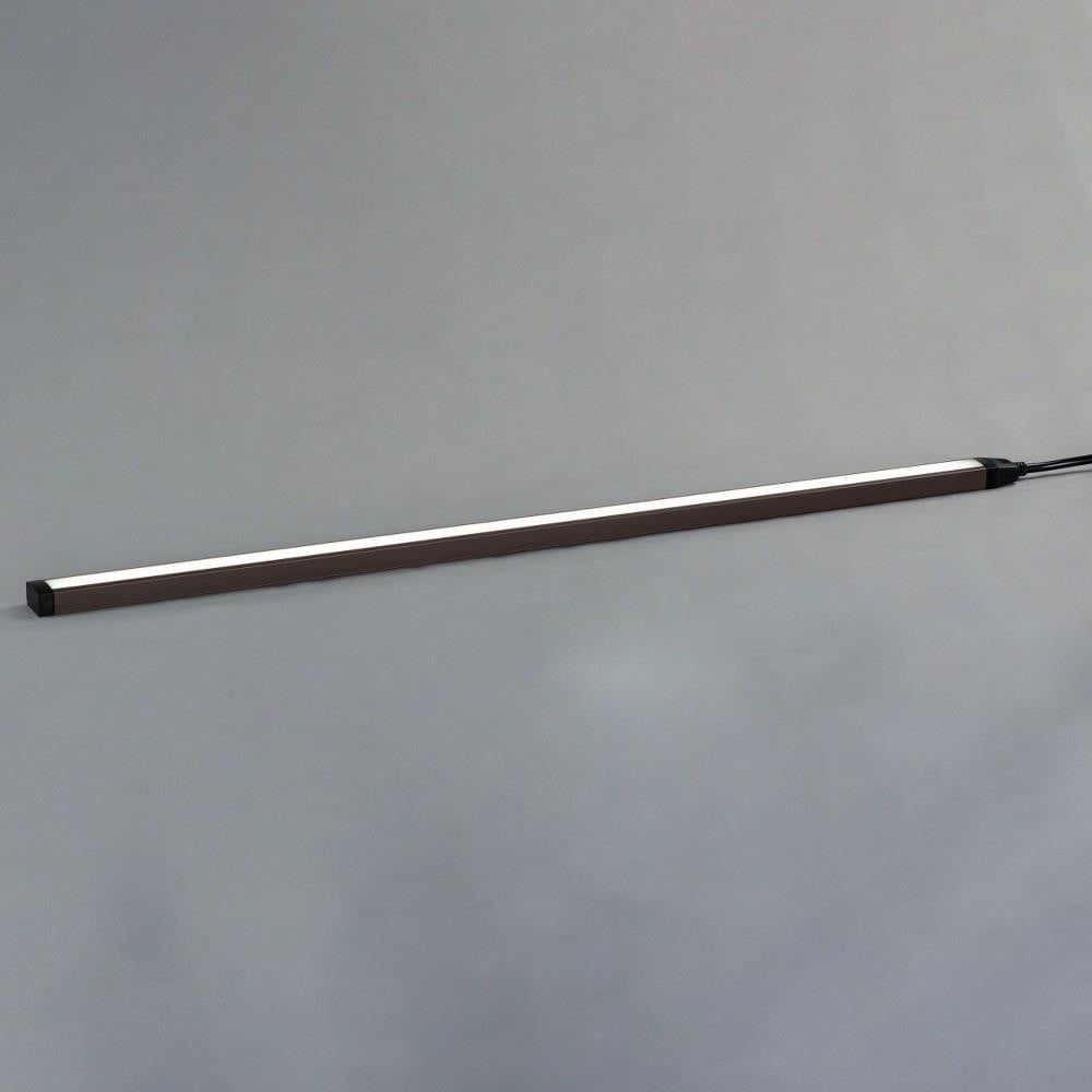 Maxim Lighting 88955BZ CounterMax 36 inch Bronze LED Light Bar illuminated on grey background