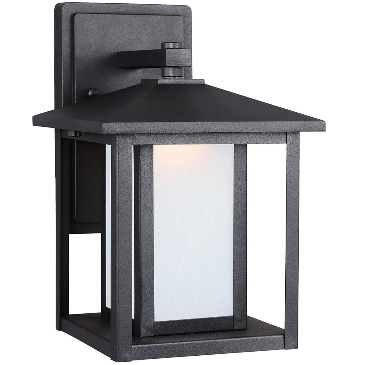 Generation Lighting 89029-12 Hunnington 1 Light 11 inch Textured Black Outdoor Wall Light
