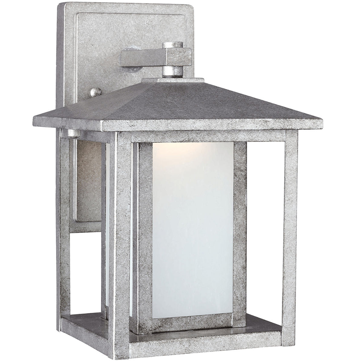 Generation Lighting 89029-57 Hunnington 1 Light 11 inch Weathered Pewter Outdoor Wall Lantern