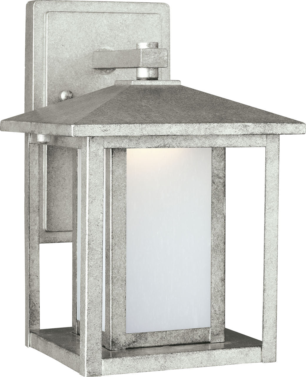 Generation Lighting 8902997S-57 Hunnington 1 Light 11 inch Weathered Pewter Lantern Wall Light