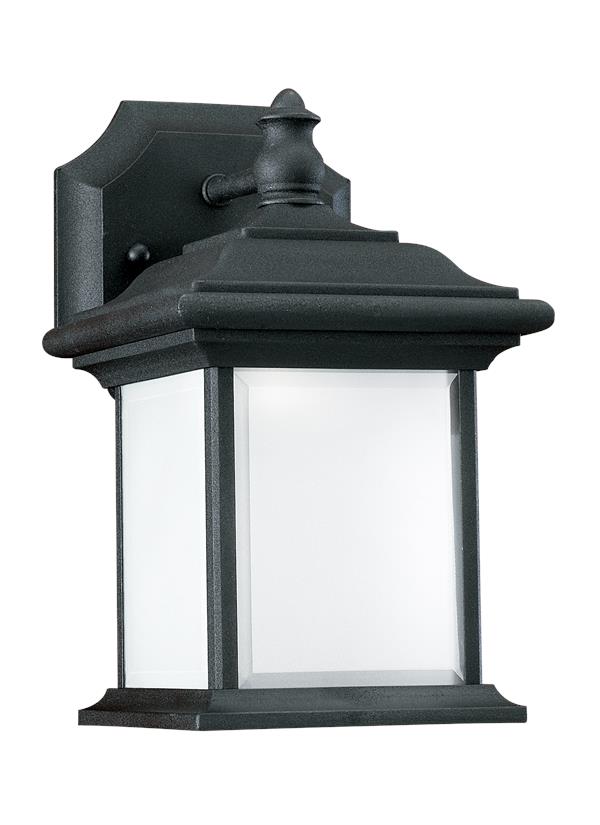 Generation Lighting Wynfield 1 light black outdoor wall lantern