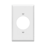 Enerlites 8961-W Single Locking Receptacle, Thermoplastic, 1.625" Hole