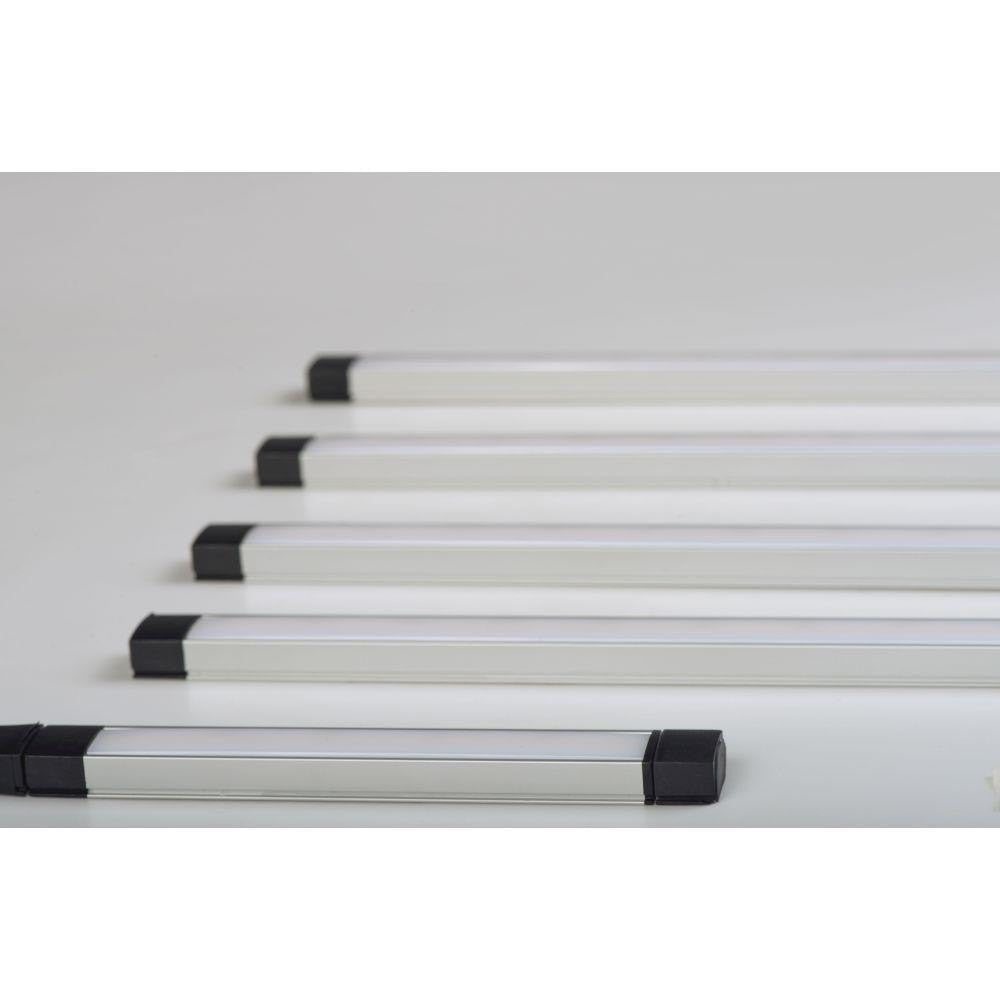 Maxim Lighting 89800AL CounterMax MX-L-24-SS Brushed Aluminum LED Under Cabinet Light Bar - Multiple Lengths