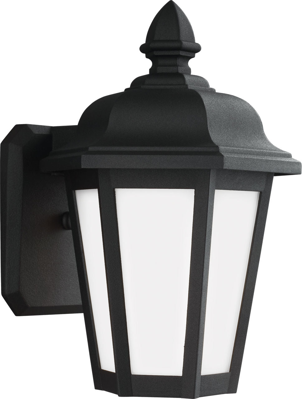 Generation Lighting 89822-12 Brentwood 1 Light 10 inch Textured Black Wall Lantern