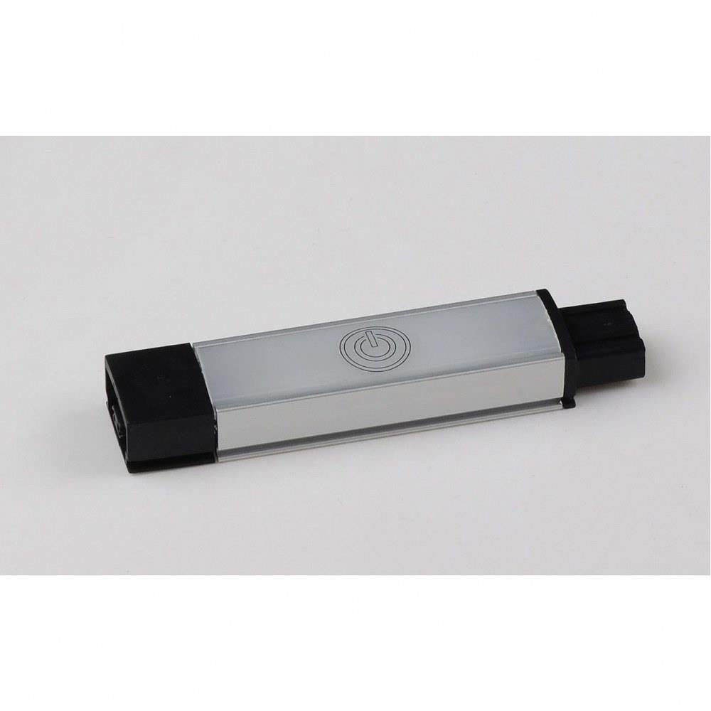Maxim Lighting 89835AL CounterMax MX-L-24-SS 96W In-Line Dimmer in Brushed Aluminum - side profile view