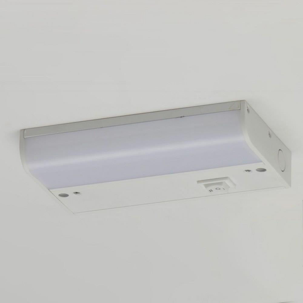 Maxim Lighting 89850WT CounterMax MX-L-120-1K White Undercabinet Light Bar - Bottom View Illuminated
