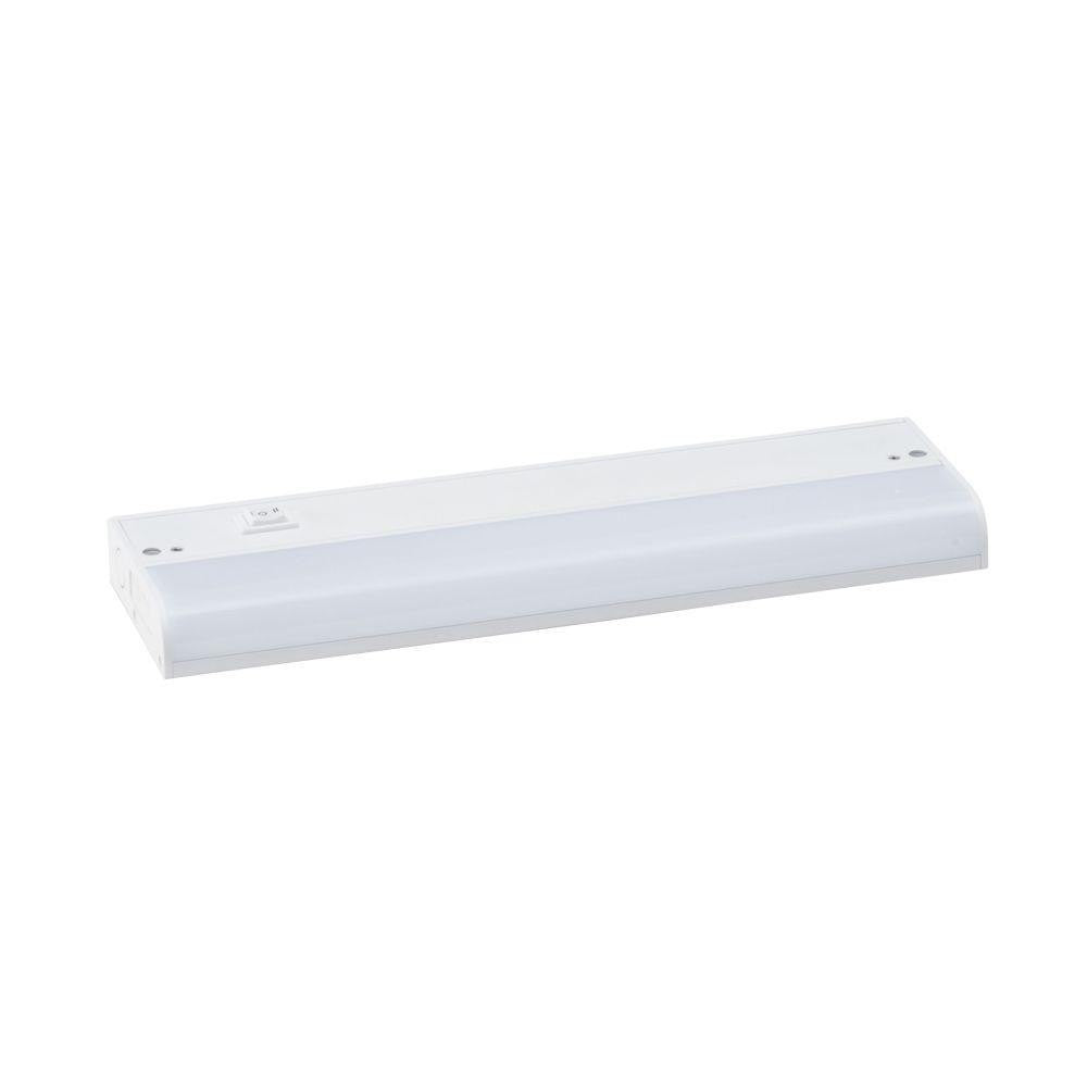 Maxim Lighting 89851WT White Undercabinet LED Light Bar - Full Front View