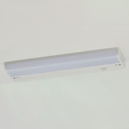 Maxim Lighting 89851WT White Undercabinet LED Light Bar - Side Profile View Illuminated