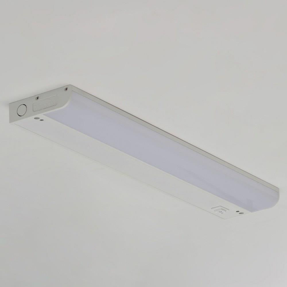 Maxim Lighting 89852WT CounterMax MX-L-120-1K 18 Inch White Undercabinet LED Light Bar - Detail Angle View