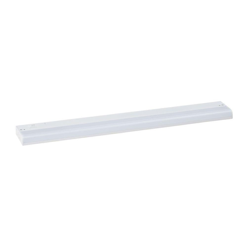 Maxim Lighting 89853WT CounterMax MX-L-120-1K White LED Undercabinet Light Bar - Front Profile View