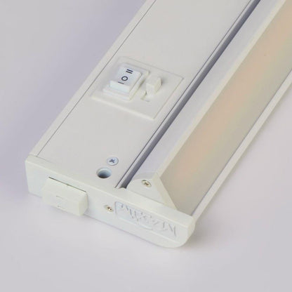 Maxim Lighting 89862SN CounterMax 5K 1 Light 6 inch Satin Nickel LED Under Cabinet Light Bar Close Up Detail