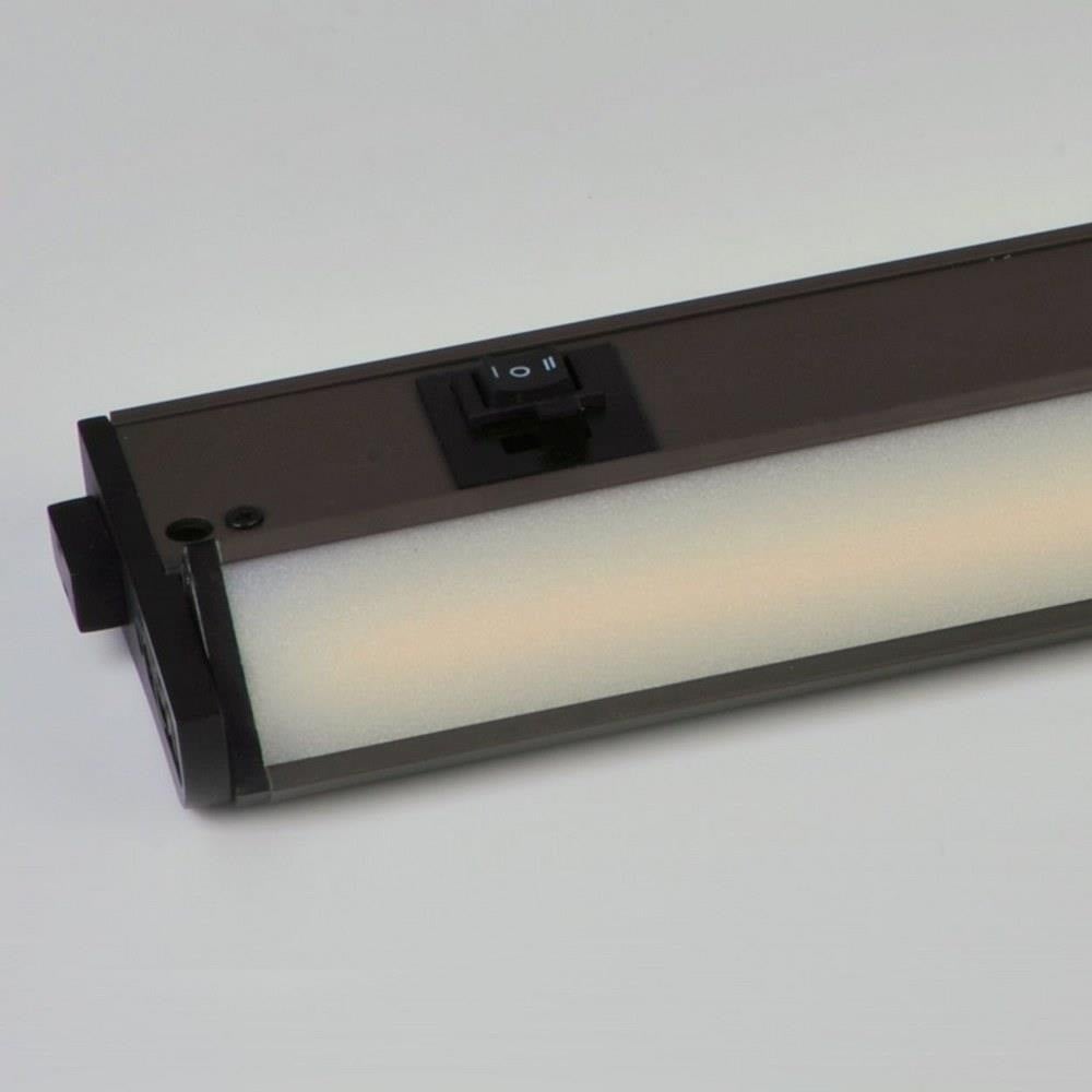 Maxim Lighting 89864SN CounterMax 5K LED Undercabinet Light Close-Up View Showing Toggle Switch