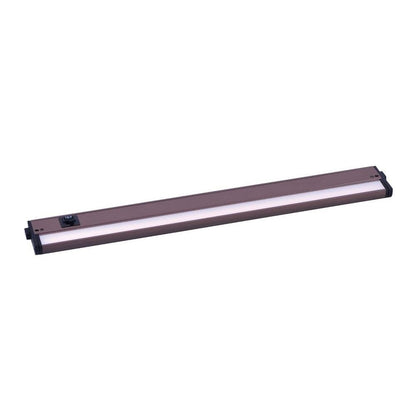 Maxim Lighting 89865BZ CounterMax 5K Bronze LED Undercabinet Light Bar 24 Inch - Side Profile