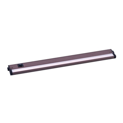 Maxim Lighting 89865SN CounterMax 5K 24 inch Bronze Undercabinet Light Bar - Full Profile