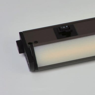 Maxim Lighting 89892BZ CounterMax MX-L-120-3K Bronze LED Under Cabinet Light Bar - Close-Up Detail