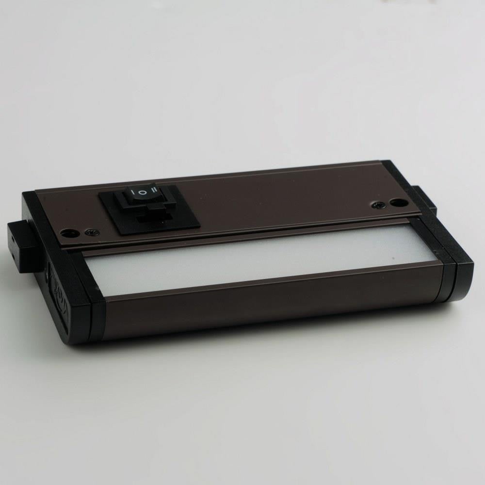 Maxim Lighting 89892BZ CounterMax MX-L-120-3K Bronze LED Under Cabinet Light Bar - Side Angle View