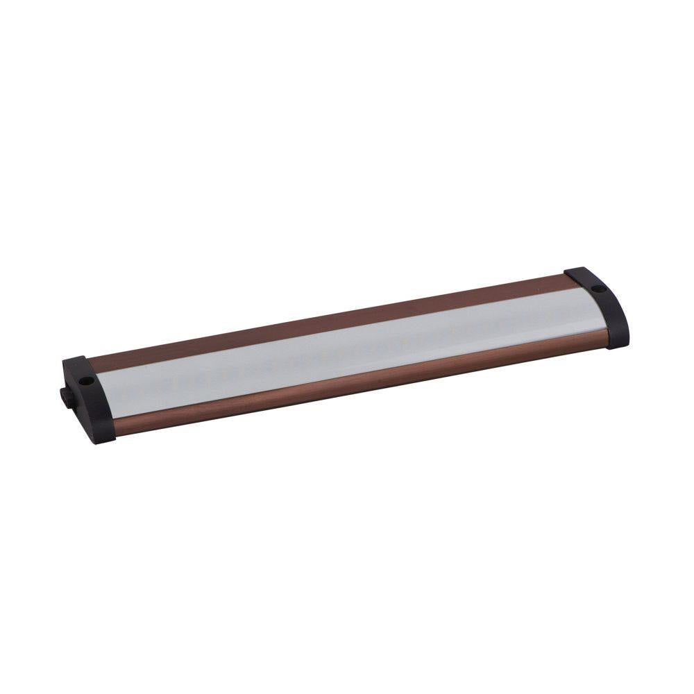 Maxim Lighting 89901BRZ CounterMax MX-L120-LO 10 Inch Anodized Bronze LED Under Cabinet Light Bar