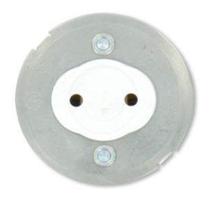 Leviton 13519 Medium Base, Bi-pin, Standard Fluorescent Lamp Holder, Snap-in, Stationary, Quick Wire 18awg Solid Or Str Tinned (White)