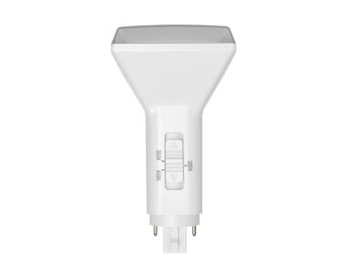 MaxLite 9.5PLDV/DFD/G24Q8CS LED PL Retrofit Lamps - Gen 3 9.5W 1100-1150LM PL Double Type A Vert Dim, G24Q Base/4P, 80CRI 3CCT 30/35/40K