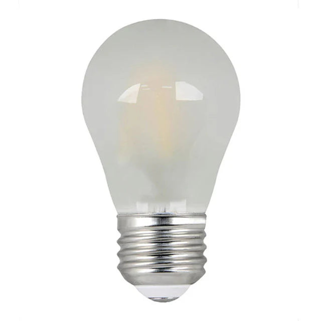 Cyber Tech Lighting LB60FA15-D-E26/WW-2PK LED Frosted A15 Filament Bulb, E26, Dimmable, Wattage 9W, Color Temperature 2700K. Warm White - 2 Pack