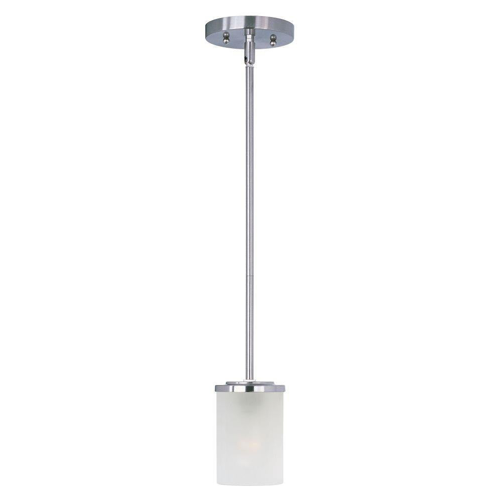 Maxim Lighting 90200FTSN Corona 1 Light 5 inch Satin Nickel Mini Pendant Ceiling Light