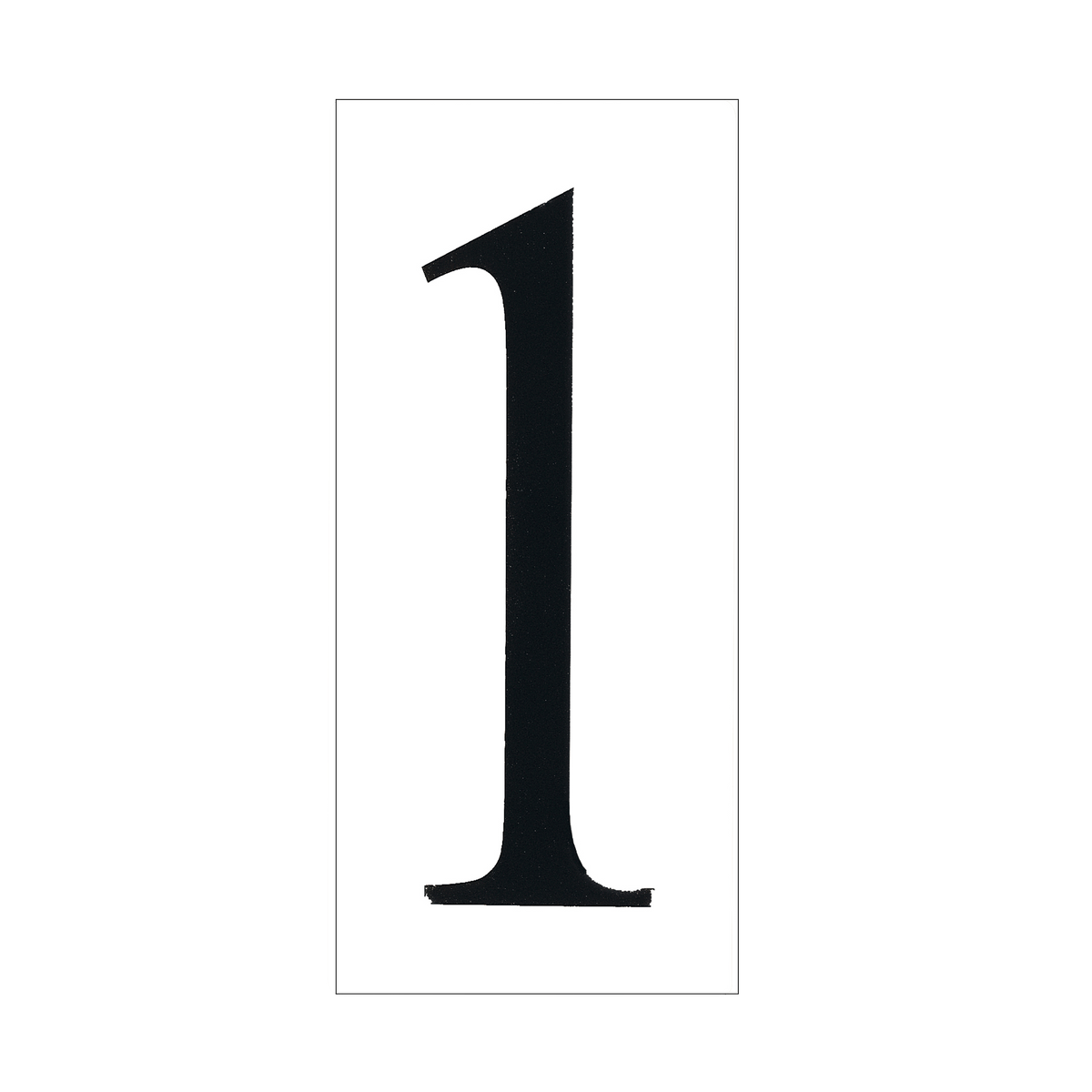 Generation Lighting 90611-68 Address Light number tile 1 in white plastic