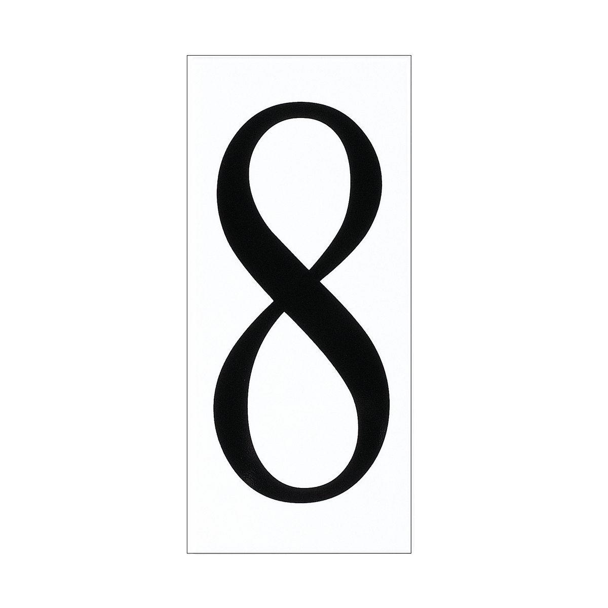 Generation Lighting 90618-68 Address Light Number Tile 8 in White