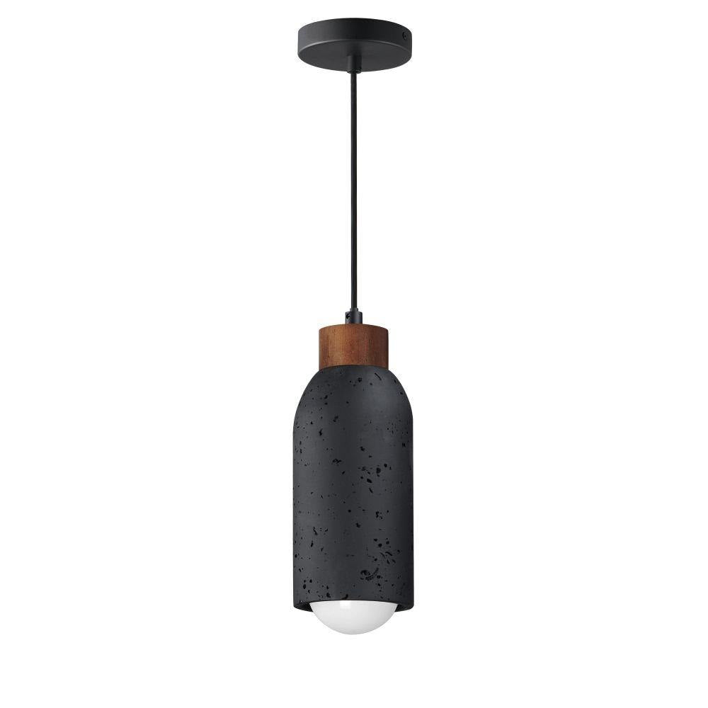 Maxim Lighting 90621LVBK Pompeii 1 Light 11 inch Lava Black Pendant Ceiling Light