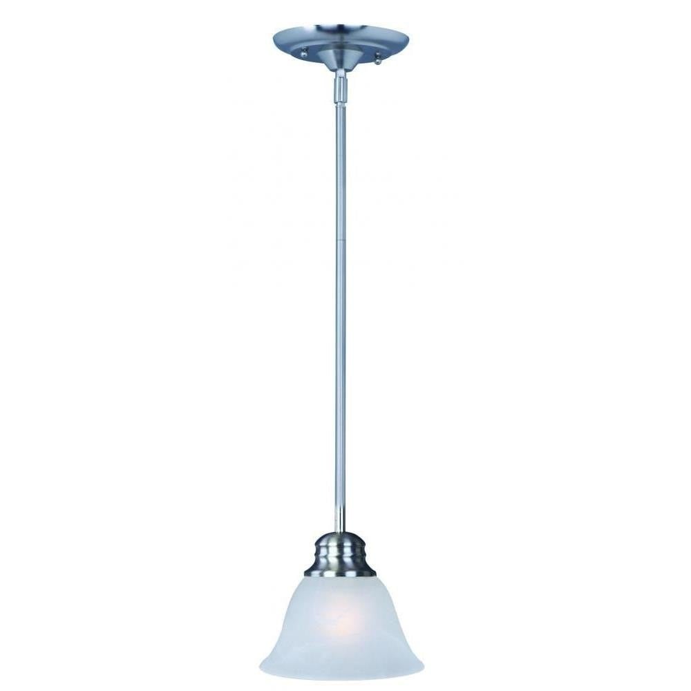 Maxim Lighting 91067MRSN Malaga 1 Light Satin Nickel Mini Pendant Ceiling Light - Alternate View